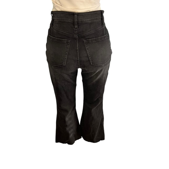 INC Denim High Rise Flare Black Jeans - Picture 4 of 8